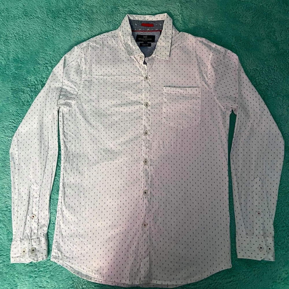 Michael Brandon slim fit long sleeve button up